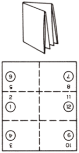 12pg book saddlestitch fold