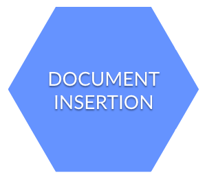 document insertion and order fulfillment