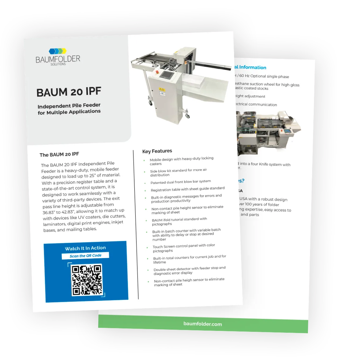 20 IPF Independent Pile Feeder Tech Sheet-cover